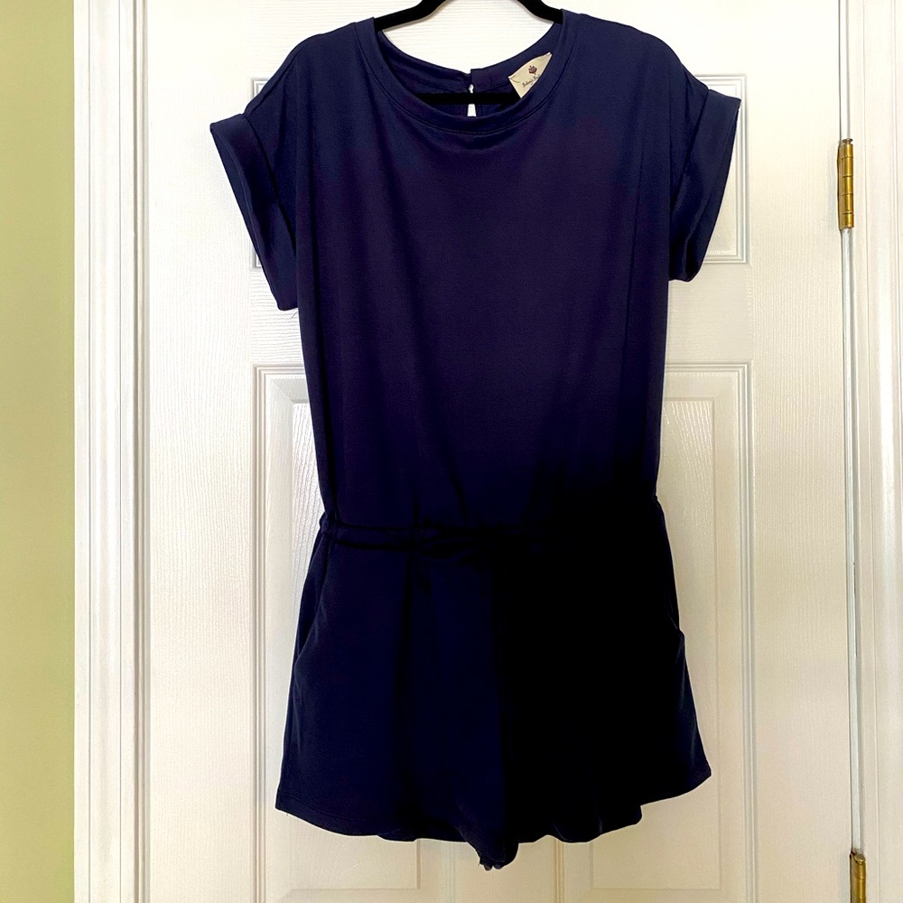 Navy romper